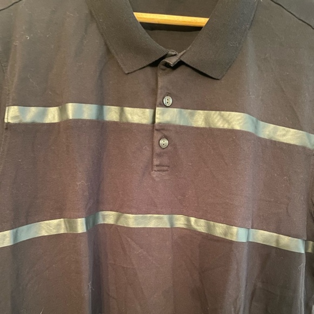 Calvin Klein Liquid Cotton black polo shirt Size XL‎ - Picture 2 of 9